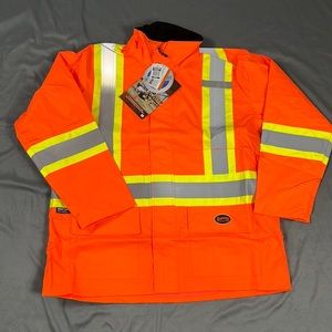 Pioneer Hi-Viz Light Weight Safety Rain Wear (150D) | XL